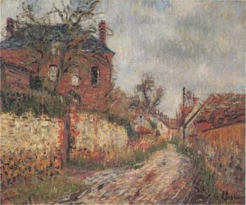 Street in the Village Artwork by Gustave Loiseau