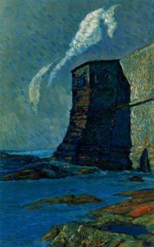 Night at Lazzaretto Artwork by Benvenuto Benvenuti