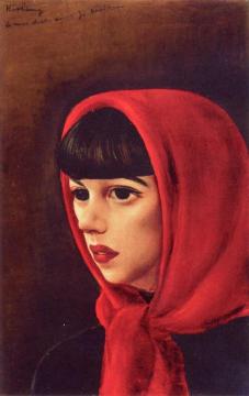 Young Woman Artwork by Moise Kisling