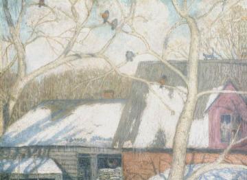 The End of Winter Artwork by Nikolai Krymov