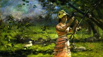 Apple Blossoms Artwork by Theodore Robinson