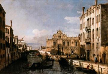 Rio dei Mendicanti with the Scuola di San Marco Artwork by Bernardo Bellotto