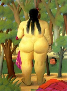 Bather Artwork by Fernando Botero