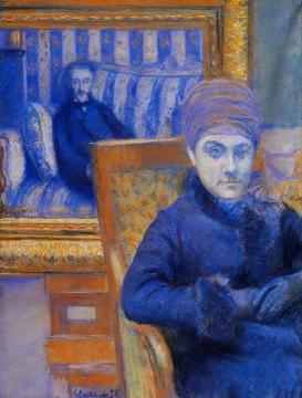 Portrait of Madame X... Artwork by Gustave Caillebotte
