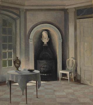 A Sunlit Interior Artwork by Peter Ilsted