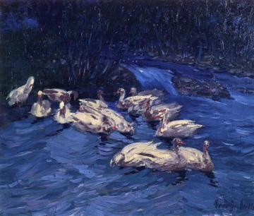 Wild Geese Artwork by George Benjamin Luks