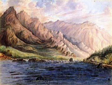 Rapids, Columbia River Artwork by James Madison Alden