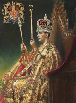 King George Vi Artwork by Francis Owen Salisbury