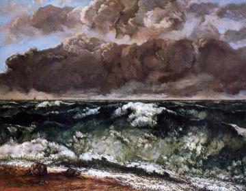 The Wave Artwork by Gustave Courbet