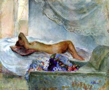 Reclining Nude Artwork by Henri Lebasque