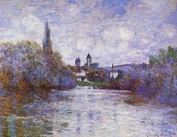 The Small Arm of the Seine at Vetheuil Artwork by Claude Oscar Monet