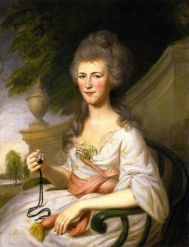 Mrs. John O'donnell (sarah Chew Elliott) Artwork by Charles Willson Peale