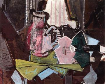 The Lamp on the Table Artwork by Georges Braque