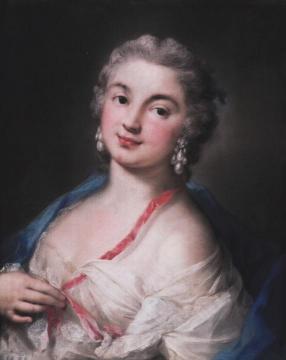 Portrait Of Countess Potocka Artwork by Rosalba Carriera