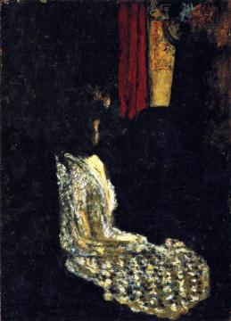 Woman Seated in a Dark Room Artwork by Edouard Vuillard
