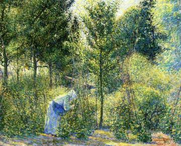 Bean Poles Artwork by Georges Morren