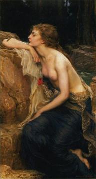 Lamia Artwork by Herbert James Draper