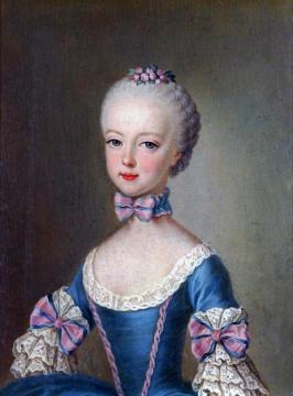 Portrait Of Archduchess Maria Antonia Of Austria At The Age Of Seven Years Artwork by Jean Etienne Liotard