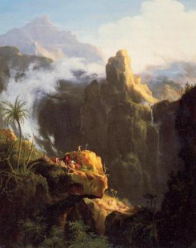 Landscape Composition: St. John in the Wilderness Artwork by Thomas Cole