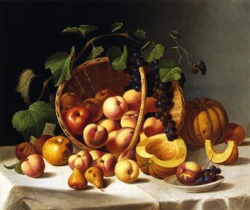A Basket of Fruit Artwork by John F. Francis