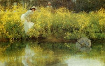 In Jeopardy Artwork by Arthur Hacker