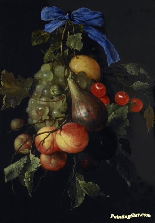 Still Life Of Fruit Artwork by Jan Davidsz De Heem