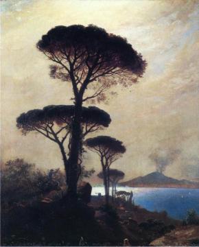 The Bay Of Naples Artwork by William Stanley Haseltine
