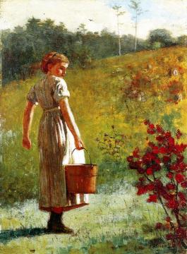 Returning from the Spring Artwork by Winslow Homer