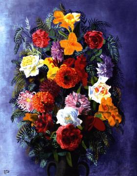 Flowers Artwork by Moise Kisling
