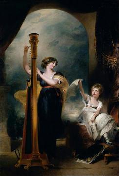 Caroline, Princess of Wales and Princess Charlotte Artwork by Sir Thomas Lawrence