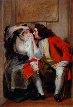 Uncle Toby and Widow Wadman Artwork by Charles Robert Leslie