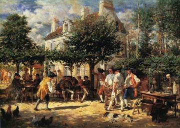 Sunday In Poissy Artwork by Jean Louis Ernest Meissonier