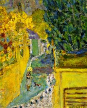 Stairs at Le Cannet Artwork by Pierre Bonnard