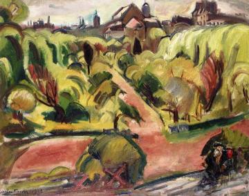 Rodin's Garden Artwork by Emile-othon Friesz