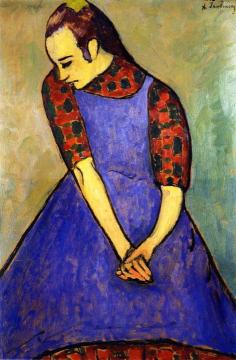 Blue Apron Artwork by Alexej Jawlensky