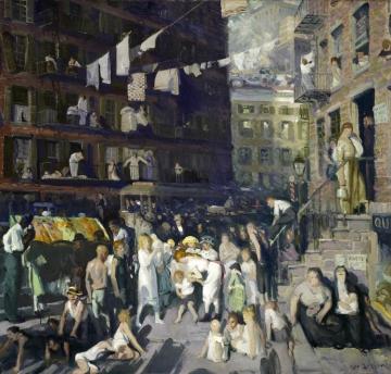 Cliff Dwellers Artwork by George Wesley Bellows