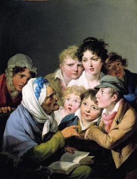 And The Ogre Ate Him... (illustration For Fairy Tale) Artwork by Louis Leopold Boilly