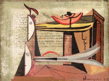 Composition Artwork by Oscar Dominguez