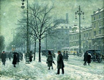 Winter Artwork by Paul Gustave Fischer