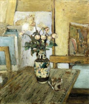 Vase of Flowers Artwork by Edouard Vuillard