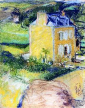 Villa At Saint-jacut Artwork by Edouard Vuillard