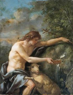 Saint John The Baptist In The Wilderness Artwork by Jean-Jacques Lagrenée