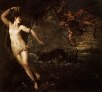 Perseus and Andromeda Artwork by Titian