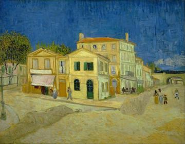 The Street, The Yellow House Artwork by Vincent Van Gogh