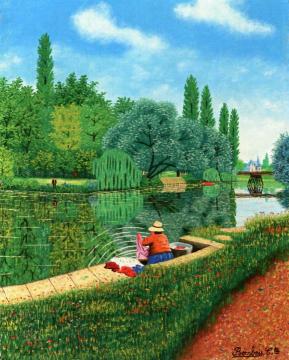 The Laundress Artwork by Camille Bombois