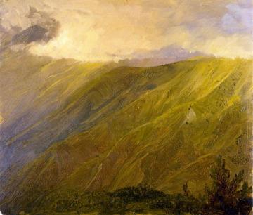 Ridges In The Blue Mountains, Jamaica Artwork by Frederic Edwin Church