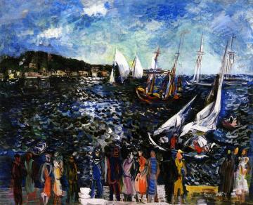 Port Scene Artwork by Jean Dufy
