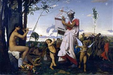 Anacreon, Bacchus, And Amor Artwork by Jean Leon Gerome