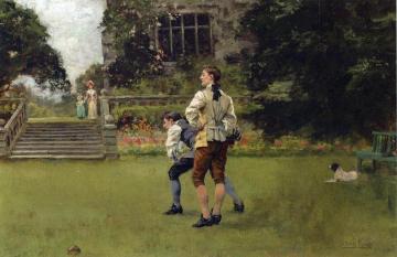 The Bowlers Artwork by Henry John Yeend King