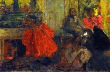 The Alexandre Natanson Family, Rue Saint-Florentin Artwork by Edouard Vuillard